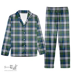 ScotsTee Shop Scottish Colquhoun Dress Ancient Tartan Pajama Satin Velvet Flannel Pajama Set