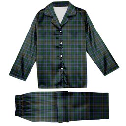 ScotsTee Shop Scottish Cockburn 2 Tartan Pajama Satin Velvet Flannel Pajama Set