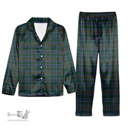 ScotsTee Shop Scottish Cockburn 2 Tartan Pajama Satin Velvet Flannel Pajama Set