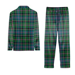 ScotsTee Shop Scottish Cooper Ancient Tartan Pajama Satin Velvet Flannel Pajama Set
