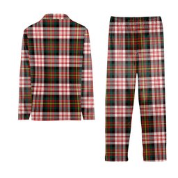 ScotsTee Shop Scottish Carnegie Dress Modern Tartan Pajama Satin Velvet Flannel Pajama Set