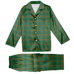 ScotsTee Shop Scottish Cranstoun Ancient Tartan Pajama Satin Velvet Flannel Pajama Set