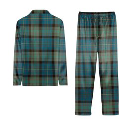 ScotsTee Shop Scottish Cochrane Hunting Ancient Tartan Pajama Satin Velvet Flannel Pajama Set