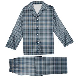 ScotsTee Shop Scottish Conquergood Canada Tartan Pajama Satin Velvet Flannel Pajama Set