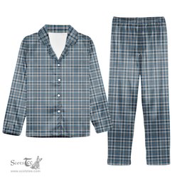 ScotsTee Shop Scottish Conquergood Canada Tartan Pajama Satin Velvet Flannel Pajama Set