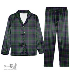 ScotsTee Shop Scottish Couper James Cant Tartan Pajama Satin Velvet Flannel Pajama Set