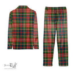 ScotsTee Shop Scottish Christie Ancient Tartan Pajama Satin Velvet Flannel Pajama Set