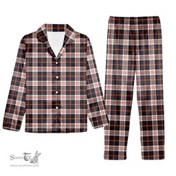 ScotsTee Shop Scottish Cameron of Erracht Dress Modern Tartan Pajama Satin Velvet Flannel Pajama Set