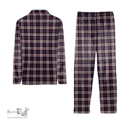 ScotsTee Shop Scottish Cameron of Erracht Dress Tartan Pajama Satin Velvet Flannel Pajama Set