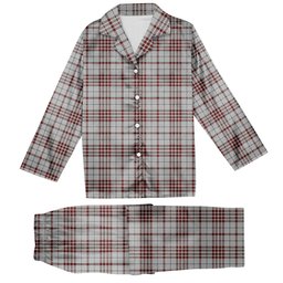 ScotsTee Shop Scottish Clayton Tartan Pajama Satin Velvet Flannel Pajama Set