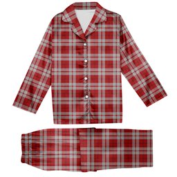 ScotsTee Shop Scottish Cameron Hose 2 Tartan Pajama Satin Velvet Flannel Pajama Set