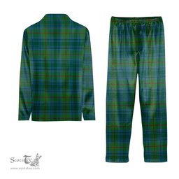 ScotsTee Shop Scottish Cranstoun Modern Tartan Pajama Satin Velvet Flannel Pajama Set