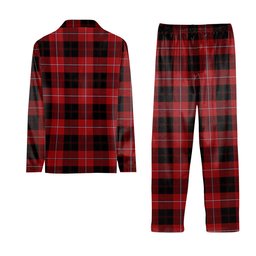 ScotsTee Shop Scottish Cunningham 3 Tartan Pajama Satin Velvet Flannel Pajama Set