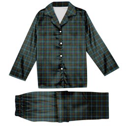ScotsTee Shop Scottish Cathcart Tartan Pajama Satin Velvet Flannel Pajama Set