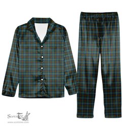 ScotsTee Shop Scottish Cathcart Tartan Pajama Satin Velvet Flannel Pajama Set