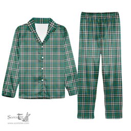 ScotsTee Shop Scottish Cape Breton Canada Tartan Pajama Satin Velvet Flannel Pajama Set
