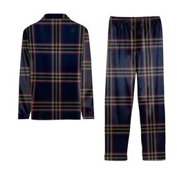 ScotsTee Shop Scottish Crichton Modern Tartan Pajama Satin Velvet Flannel Pajama Set