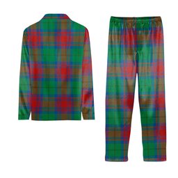 ScotsTee Shop Scottish Cranstoun Dress Ancient Tartan Pajama Satin Velvet Flannel Pajama Set