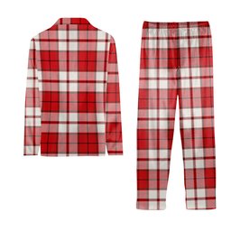 ScotsTee Shop Scottish Cameron Hose Modern Tartan Pajama Satin Velvet Flannel Pajama Set