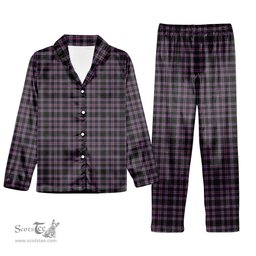 ScotsTee Shop Scottish Chapman Tartan Pajama Satin Velvet Flannel Pajama Set