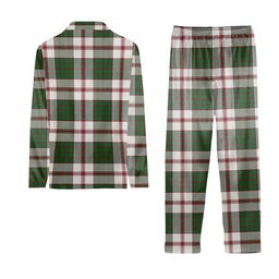 ScotsTee Shop Scottish Crawford Arisaid Dance Modern Tartan Pajama Satin Velvet Flannel Pajama Set