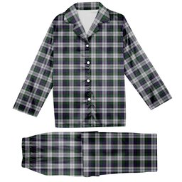ScotsTee Shop Scottish Campbell of Cawdor Dress Tartan Pajama Satin Velvet Flannel Pajama Set