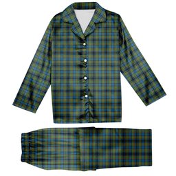 ScotsTee Shop Scottish Gillies Ancient Tartan Pajama Satin Velvet Flannel Pajama Set