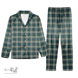 ScotsTee Shop Scottish Fraser Arisaid Tartan Pajama Satin Velvet Flannel Pajama Set