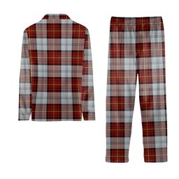 ScotsTee Shop Scottish Gillies Red Dress Tartan Pajama Satin Velvet Flannel Pajama Set