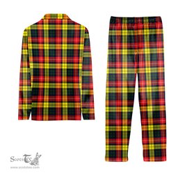 ScotsTee Shop Scottish Dewar Tartan Pajama Satin Velvet Flannel Pajama Set