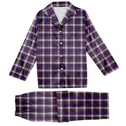 ScotsTee Shop Scottish Donald Dress Modern Tartan Pajama Satin Velvet Flannel Pajama Set