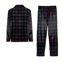 ScotsTee Shop Scottish Fleming Modern SC Tartan Pajama Satin Velvet Flannel Pajama Set