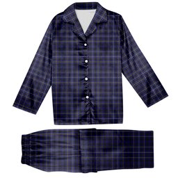 ScotsTee Shop Scottish Frisken Tartan Pajama Satin Velvet Flannel Pajama Set