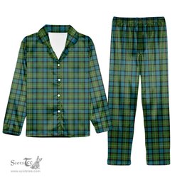 ScotsTee Shop Scottish Ferguson Ancient Clan Tartan Pajama Satin Velvet Flannel Pajama Set
