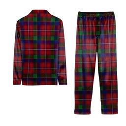ScotsTee Shop Scottish Fitzgerald Dress Tartan Pajama Satin Velvet Flannel Pajama Set