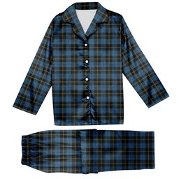 ScotsTee Shop Scottish Ewbank Tartan Pajama Satin Velvet Flannel Pajama Set