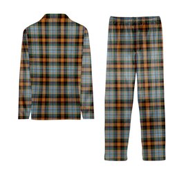ScotsTee Shop Scottish Dundee 2003 Modern Clan Tartan Pajama Satin Velvet Flannel Pajama Set
