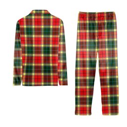 ScotsTee Shop Scottish Gibbs Tartan Pajama Satin Velvet Flannel Pajama Set