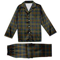 ScotsTee Shop Scottish Fraser Hunting Tartan Pajama Satin Velvet Flannel Pajama Set