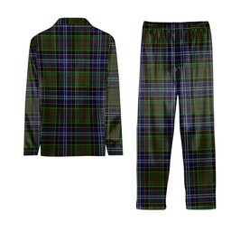 ScotsTee Shop Scottish Drennan Tartan Pajama Satin Velvet Flannel Pajama Set