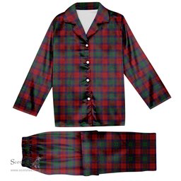 ScotsTee Shop Scottish Fraser of Struy Tartan Pajama Satin Velvet Flannel Pajama Set