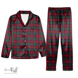 ScotsTee Shop Scottish Fraser of Struy Tartan Pajama Satin Velvet Flannel Pajama Set