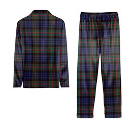 ScotsTee Shop Scottish Fletcher of Dunans SC Tartan Pajama Satin Velvet Flannel Pajama Set