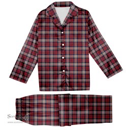 ScotsTee Shop Scottish Donald Dress Irish Tartan Pajama Satin Velvet Flannel Pajama Set