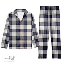 ScotsTee Shop Scottish Fergusson Dress Tartan Pajama Satin Velvet Flannel Pajama Set
