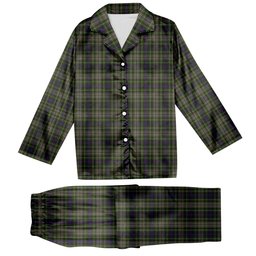 ScotsTee Shop Scottish Davidson Tulloch Dress Tartan Pajama Satin Velvet Flannel Pajama Set