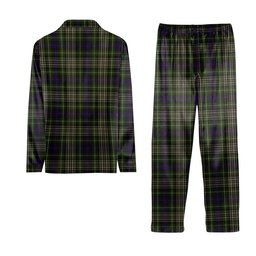 ScotsTee Shop Scottish Davidson Tulloch Dress Tartan Pajama Satin Velvet Flannel Pajama Set