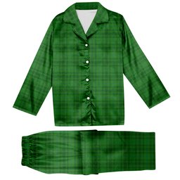 ScotsTee Shop Scottish Gates Hunting Tartan Pajama Satin Velvet Flannel Pajama Set