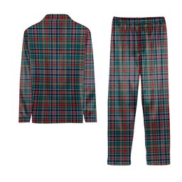 ScotsTee Shop Scottish Galbraith Old Modern Tartan Pajama Satin Velvet Flannel Pajama Set