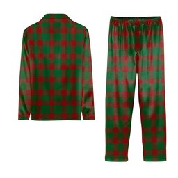 ScotsTee Shop Scottish Donachie Tartan Pajama Satin Velvet Flannel Pajama Set